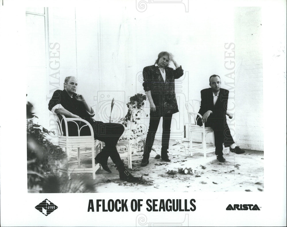 1980 Press Photo A Flock of Seagulls - Historic Images
