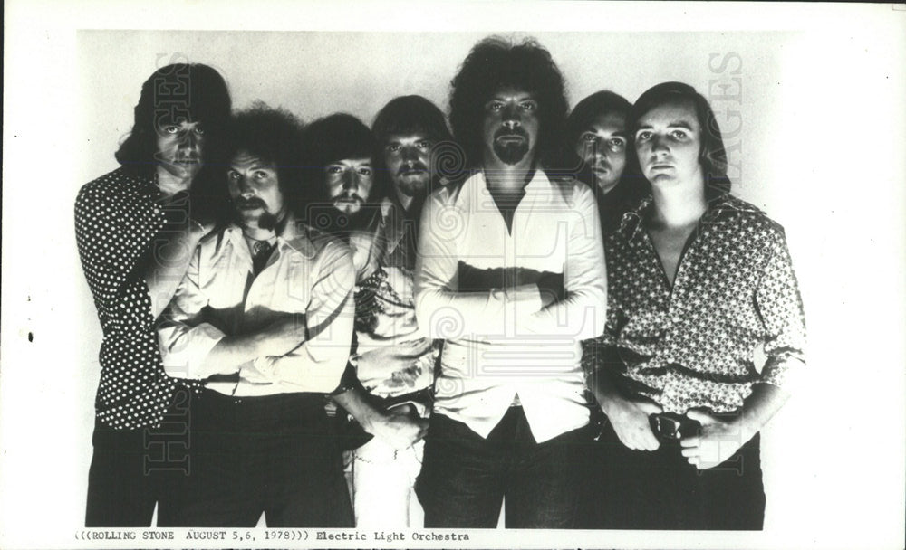 1978 Press Photo Members of Electric Light Orchestra - Historic Images