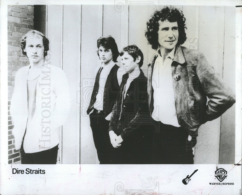 1978 Press Photo Group Dire Straits - Historic Images