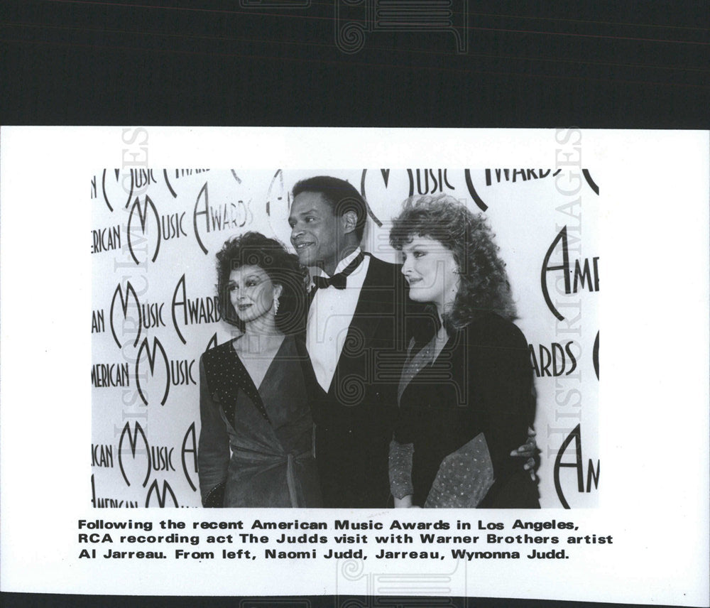 Press Photo Naomi Wynonna Judd Al Jarreau - Historic Images