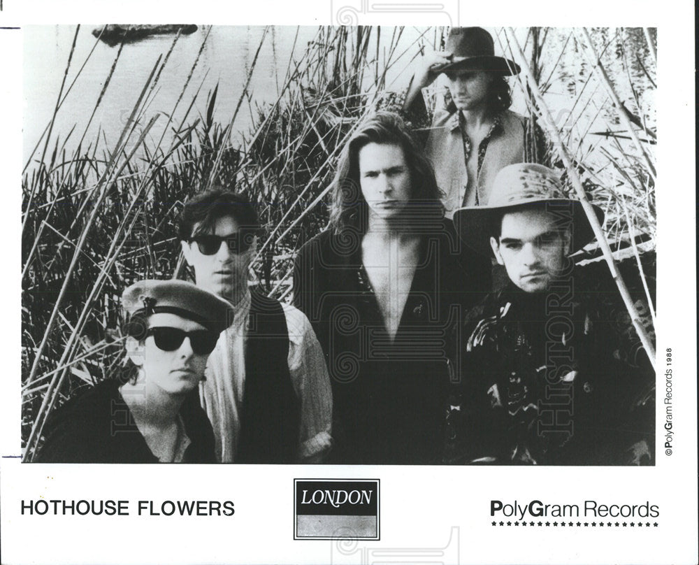 1988 Press Photo Irish Rock Group Hothouse Flowers - Historic Images