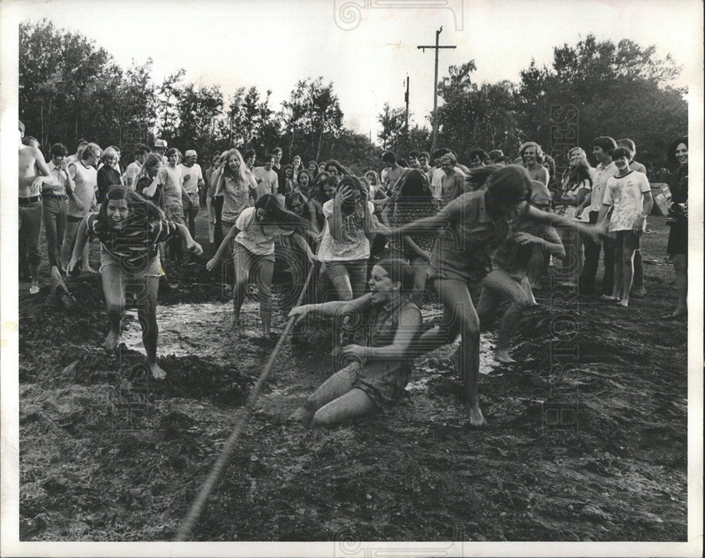 1971 Press Photo Manatee High Shool Florida Homecoming - Historic Images