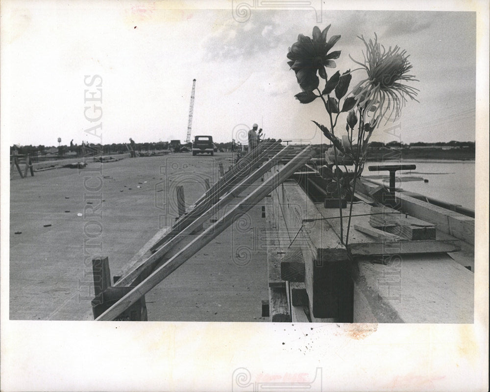 1966 Press Photo Seminole Bridge Construction - Historic Images