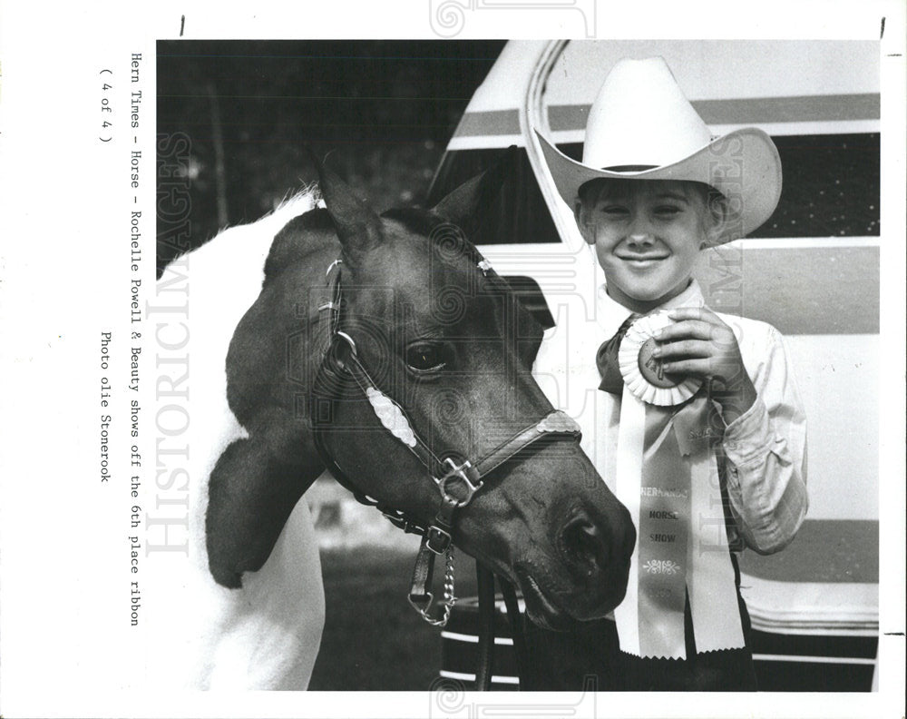 1990 Press Photo Hernando County Horse Show - Historic Images