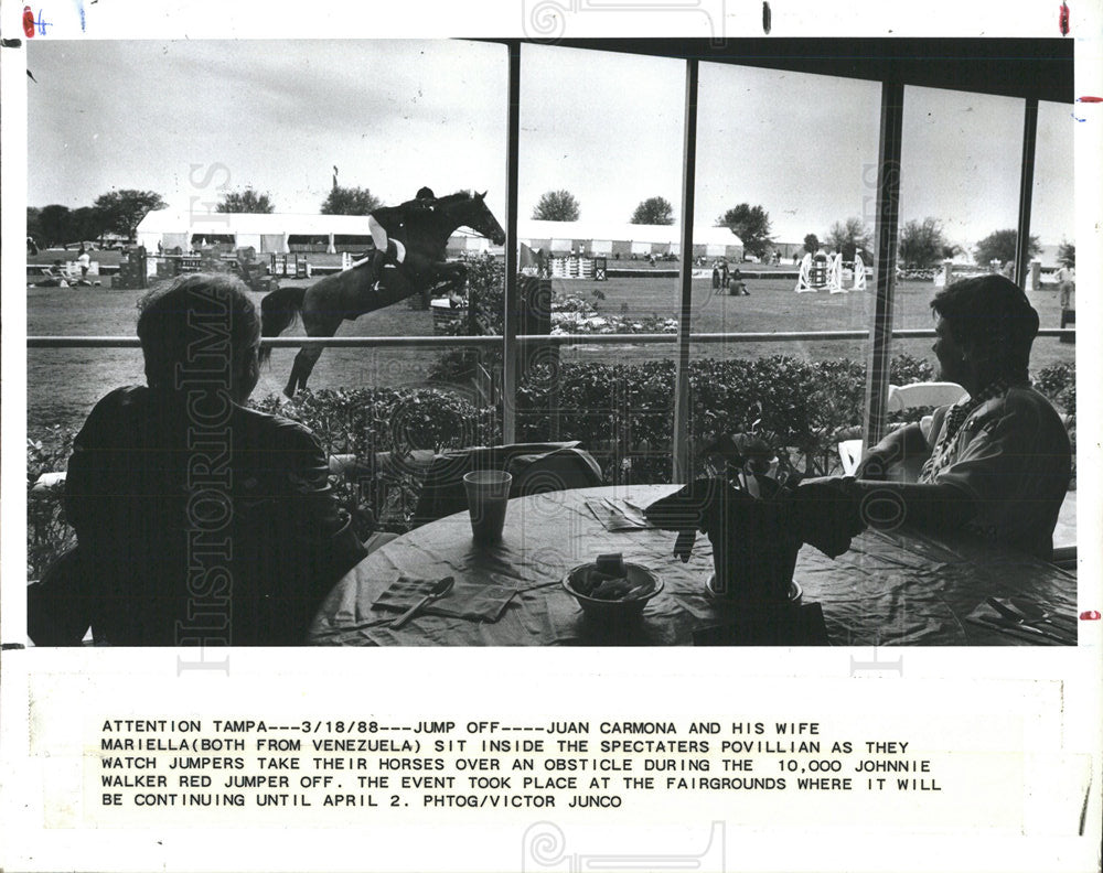 1988 Press Photo Florida State Horse Show - Historic Images