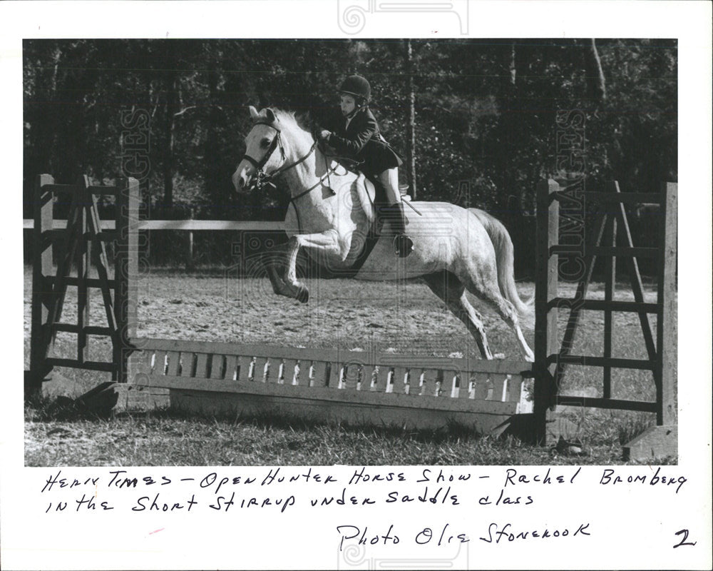 1985 Press Photo Hernando County Horse Show - Historic Images