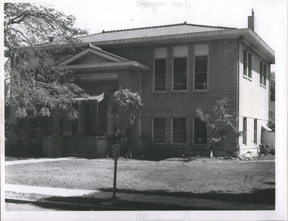 1956 Press Photo Bradenton Library - Historic Images