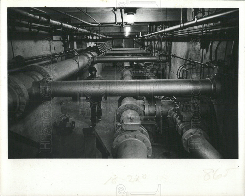 1977 Press Photo Bradenton Water Treatment Station - Historic Images