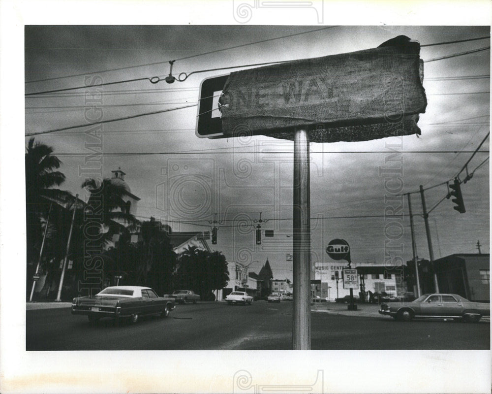 1977 Press Photo Bradenton Streets - Historic Images