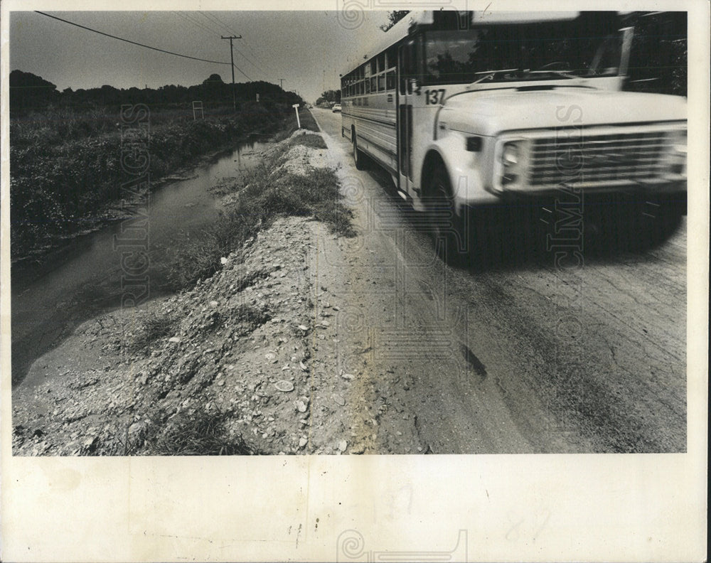 1977 Press Photo 59th Street Of Bradenton - Historic Images