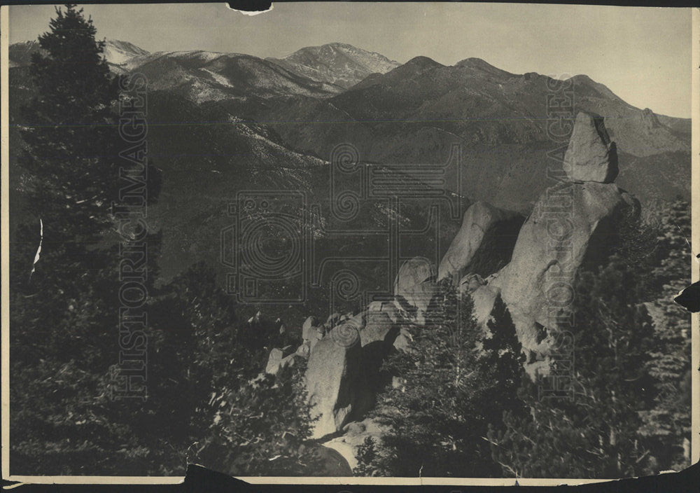 Press Photo Pike&#39;s Peak - Historic Images