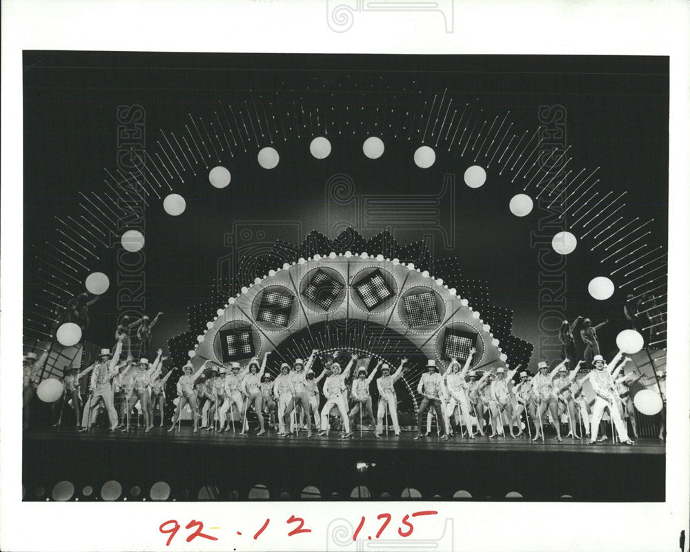 1982 Press Photo Radio City 50th Anniversary Show Cast - Historic Images