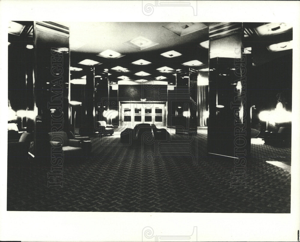 1982 Press Photo Radio City Music Hall Lobby Area - Historic Images