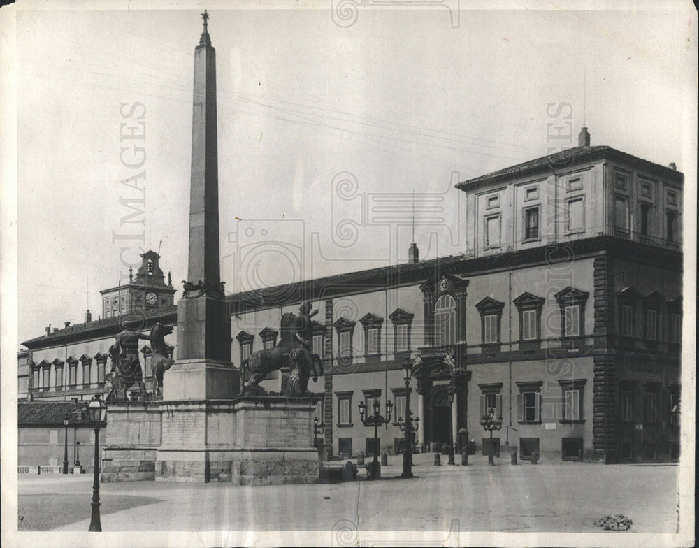 1929 Press Photo Emmanuel Royal Palace Italy Rome - Historic Images