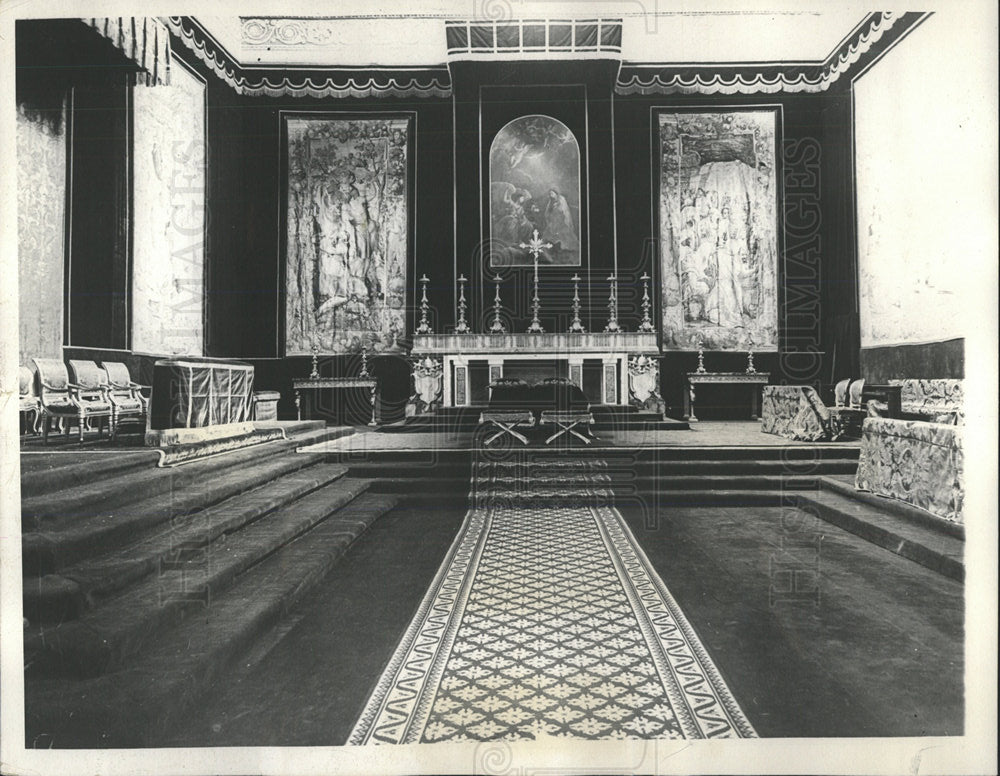 1929 Press Photo Chapel Paolima Royal Palace Reno - Historic Images