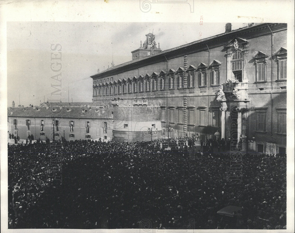 1930 Photo Italy Crown Prince Humbert Quirinal Palace - Historic Images