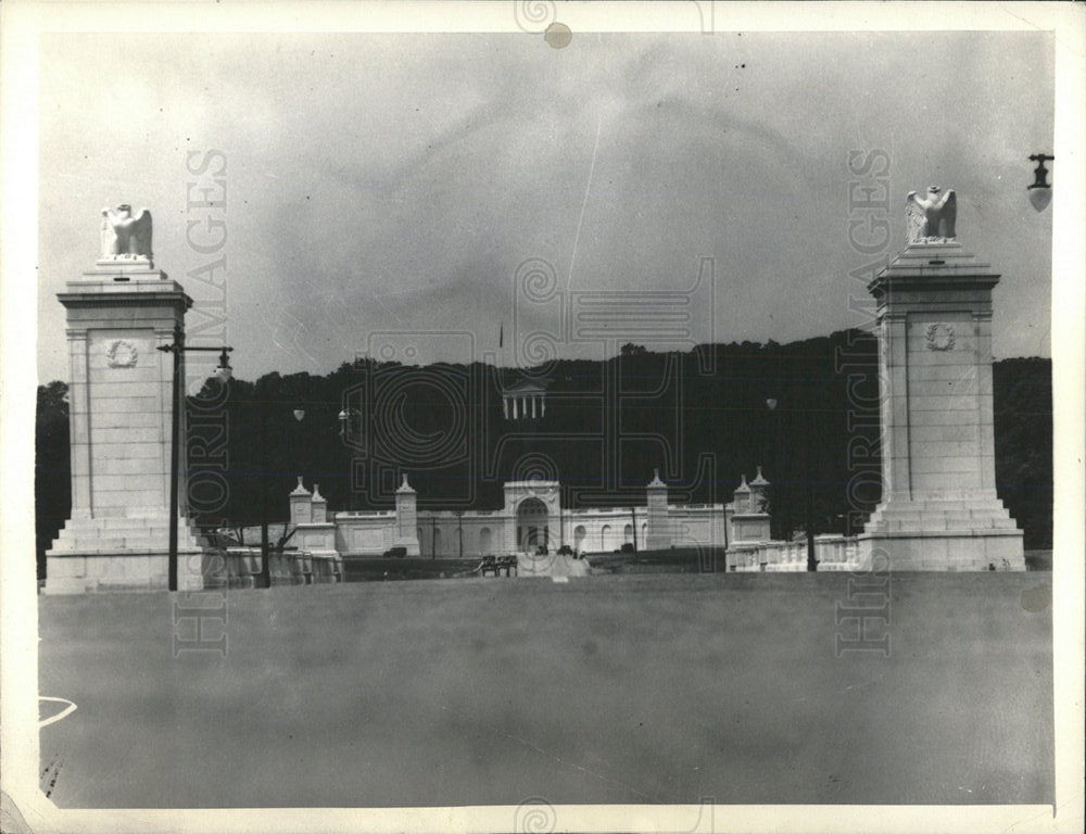 1933 Press Photo Arlington National Cemetery Virginia - Historic Images