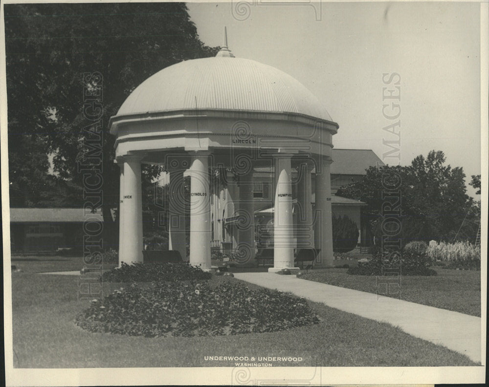 Press Photo Fame Pavilion Arlington National Cemetery - Historic Images