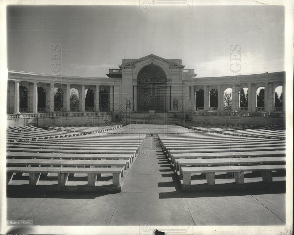 1928 Press Photo Amphitheater America&#39;s Unknown Soldier - Historic Images