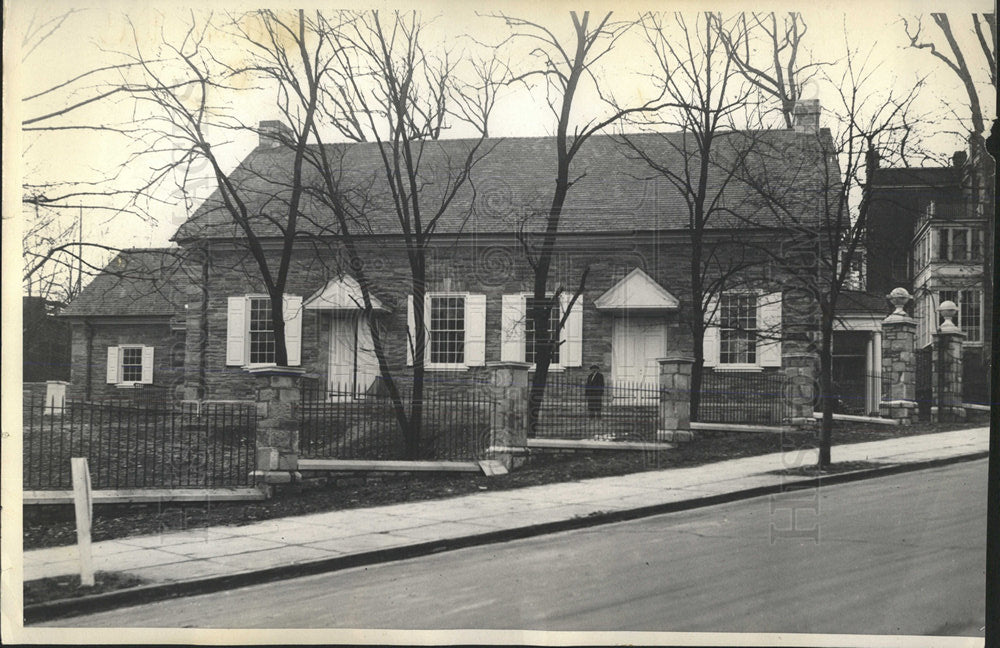 1930 Press Photo Church Construction Washington D.C. - Historic Images