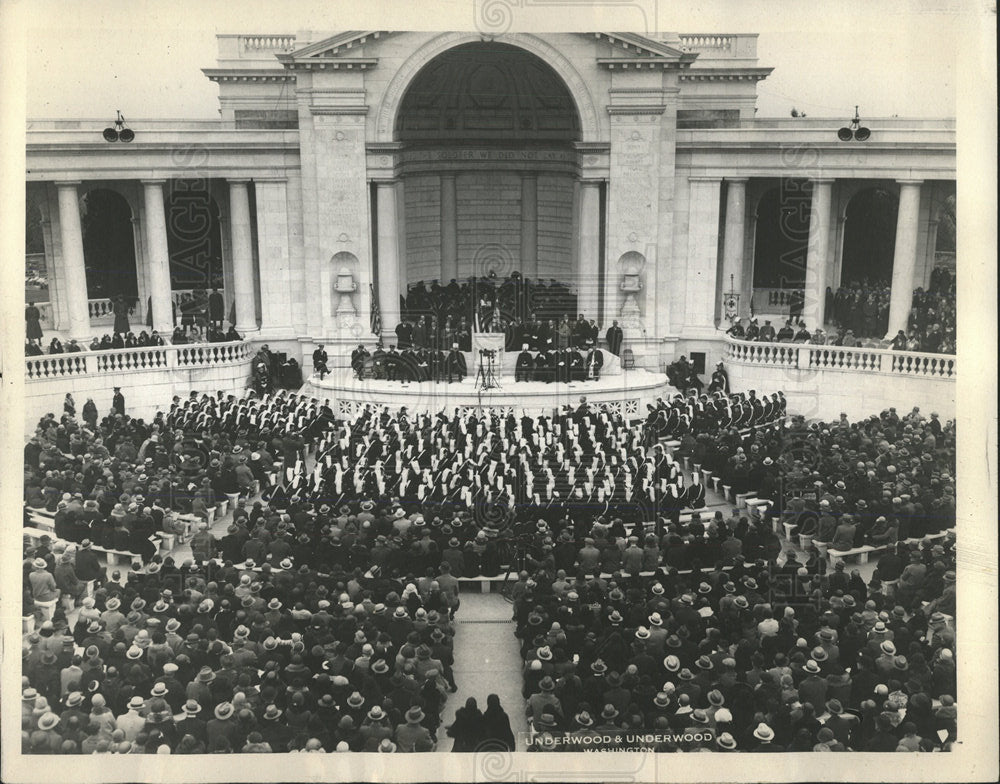 1931 Press Photo Hugh Crowd Amphitheater- Arlington - Historic Images