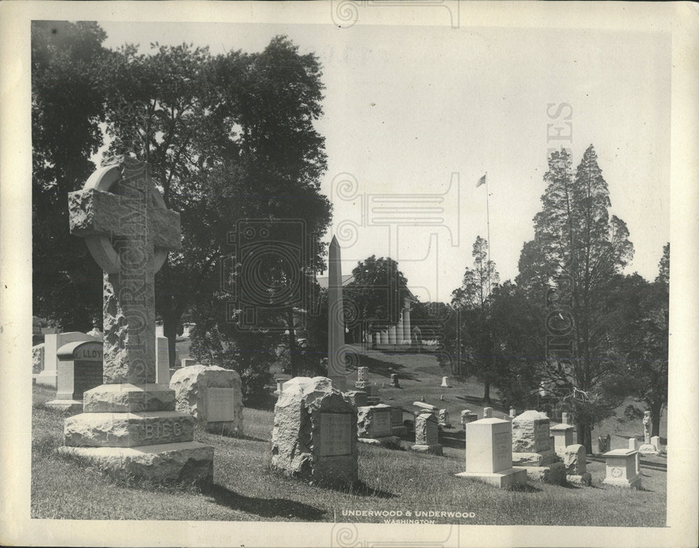 Press Photo Arlington National Cemetery - Historic Images