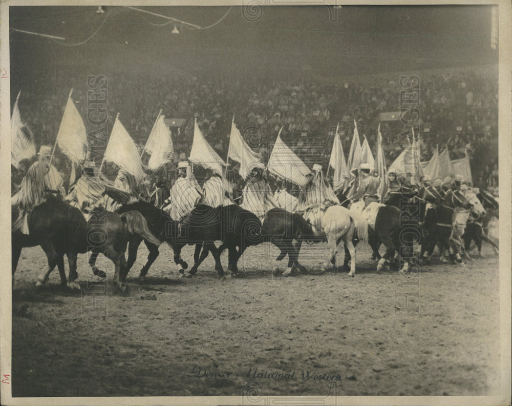 Press Photo National Western Stock Rodeo Show - Historic Images