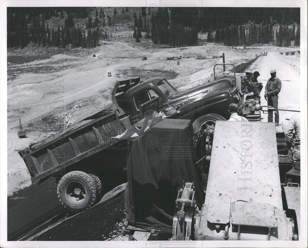 1957 Press Photo Montgomery Dam - Historic Images