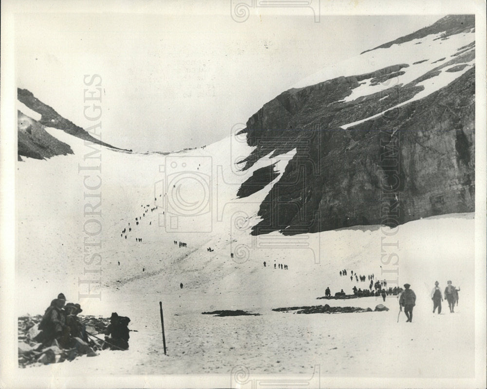 1930 Press Photo Timpanogos Wasatch Mountain Pilgrimage - Historic Images
