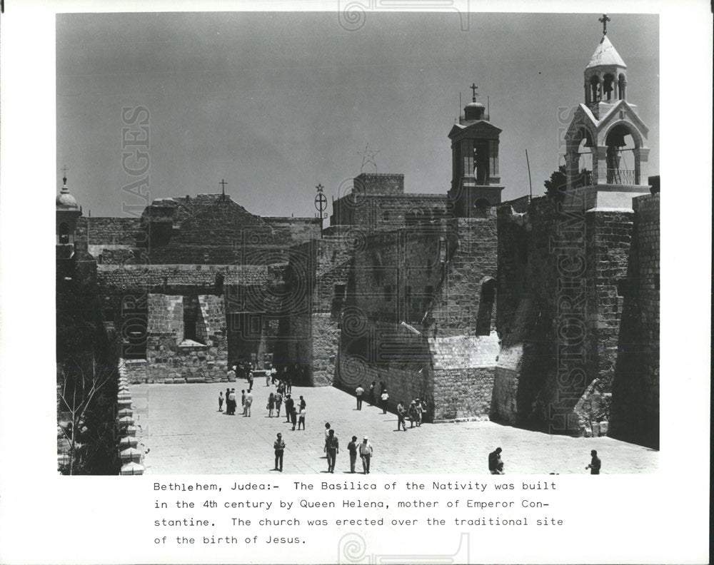 1983 Press Photo Basilica of the Nativity Bethlehem - Historic Images