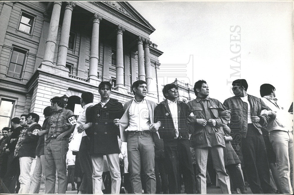 1969 Press Photo Riots And Demonstrations In Denver - Historic Images