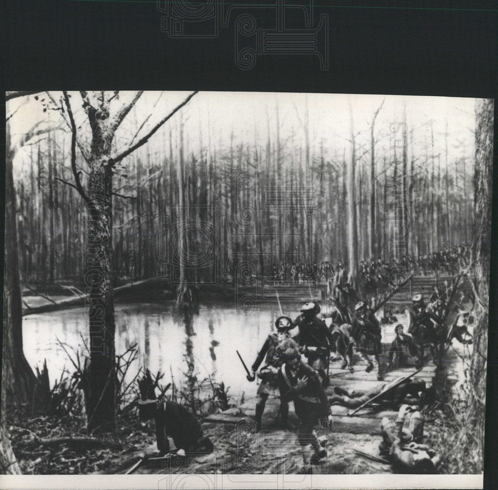 1976 Press Photo Moore's Creek American Revolution - Historic Images