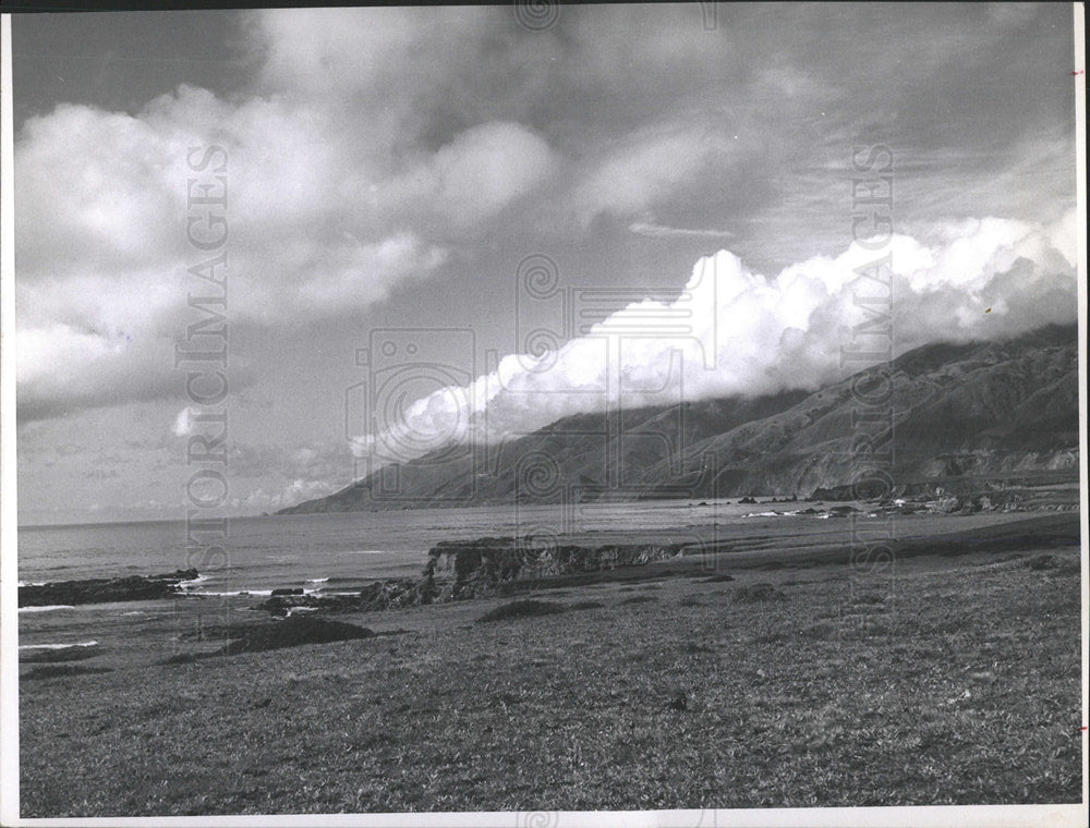 1962 Press Photo Santa Lucia Mountains/California - Historic Images