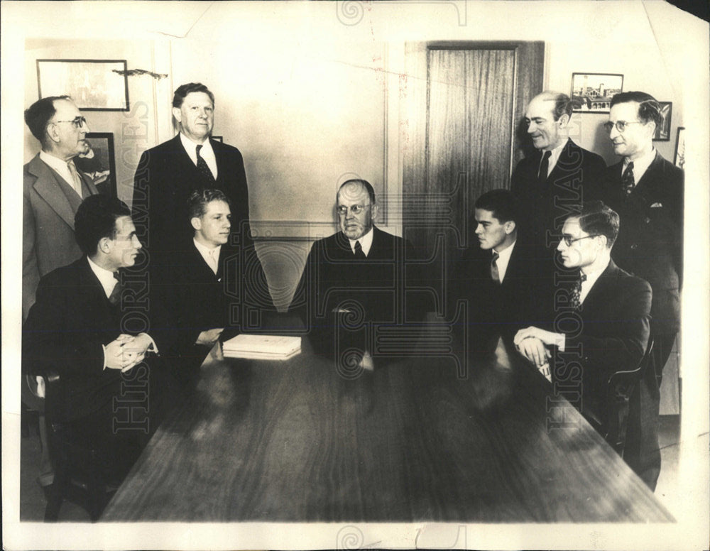 1934 Press Photo UCLA Students Suspended - Historic Images