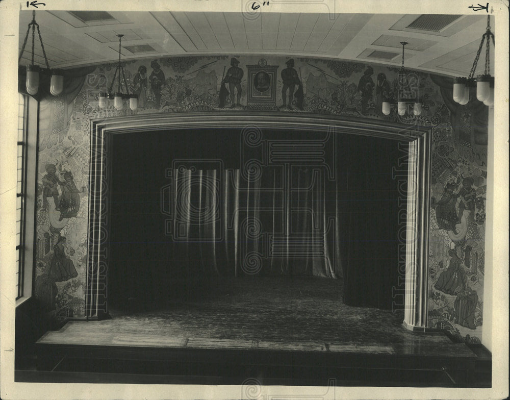 1946 Press Photo Denver University Building Vaudeville - Historic Images