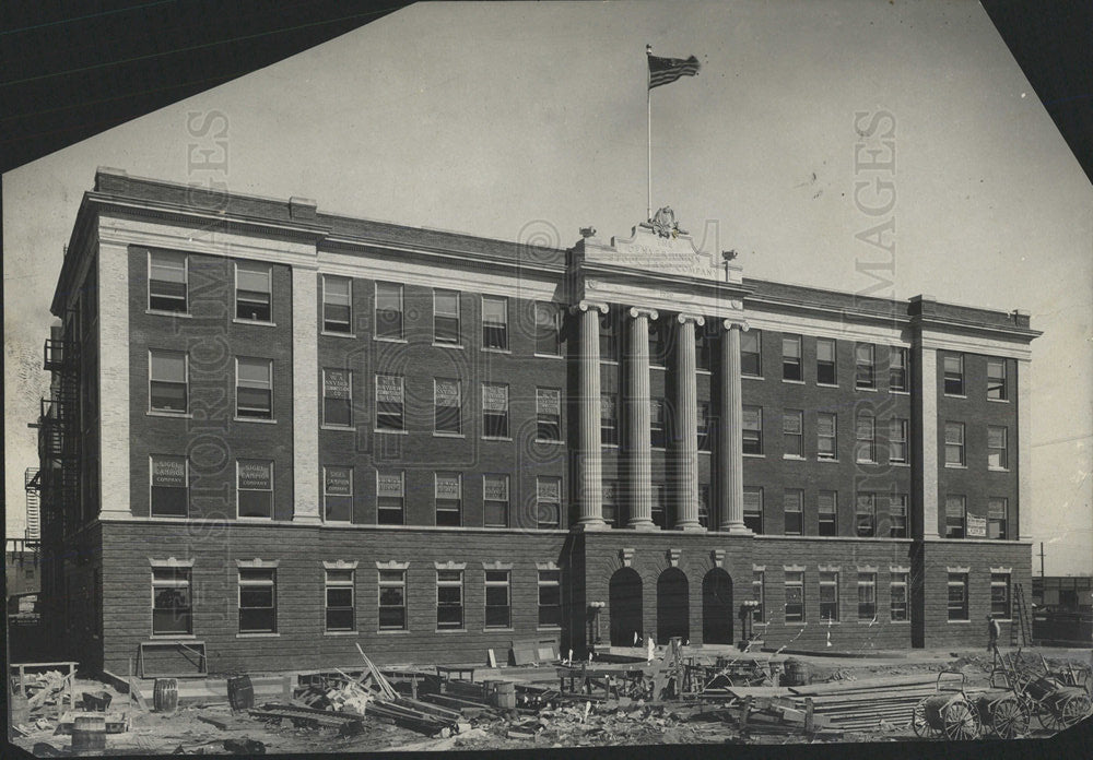 Press Photo Exchange Building Denver Yards Social Land - Historic Images