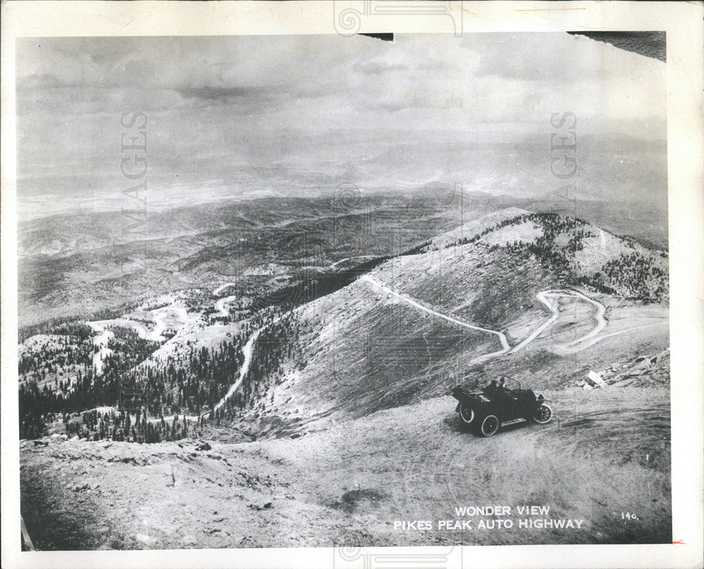 1972 Press Photo Fikes Peak Auto Highway Wonder View - Historic Images