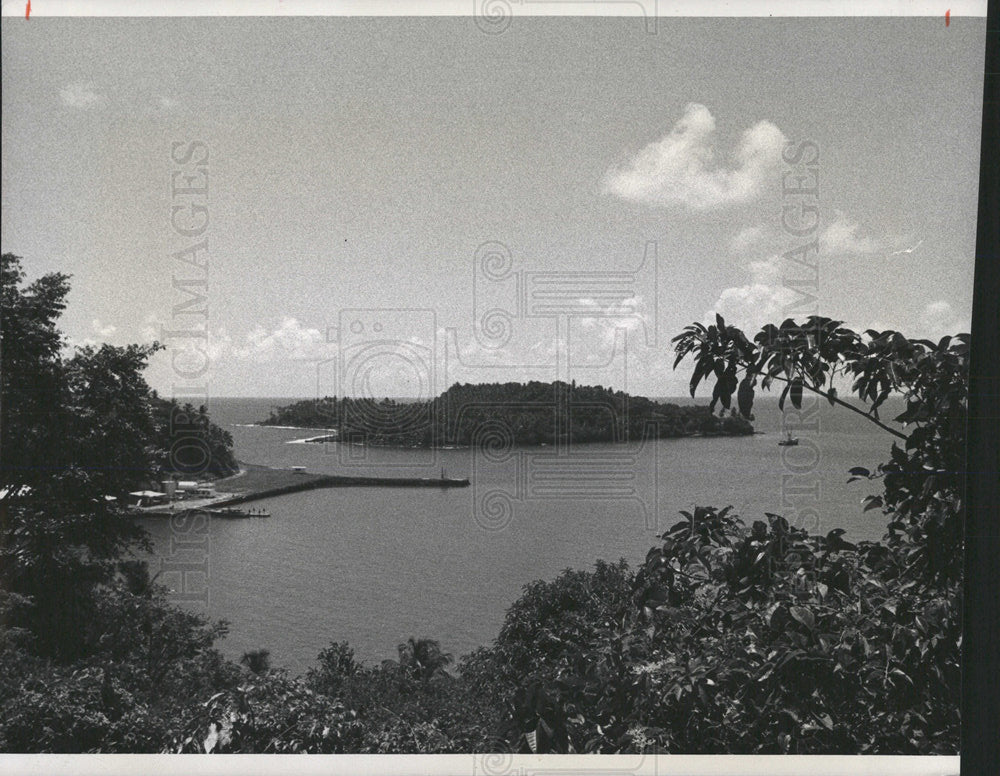 1974 Press Photo Picture of Devil&#39;s Island. - Historic Images