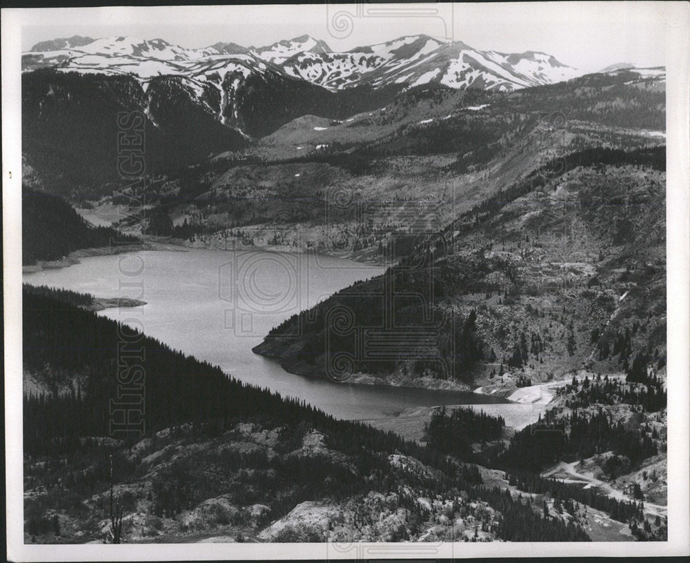 1952 Press Photo Picture of the Platoro Dam. - Historic Images