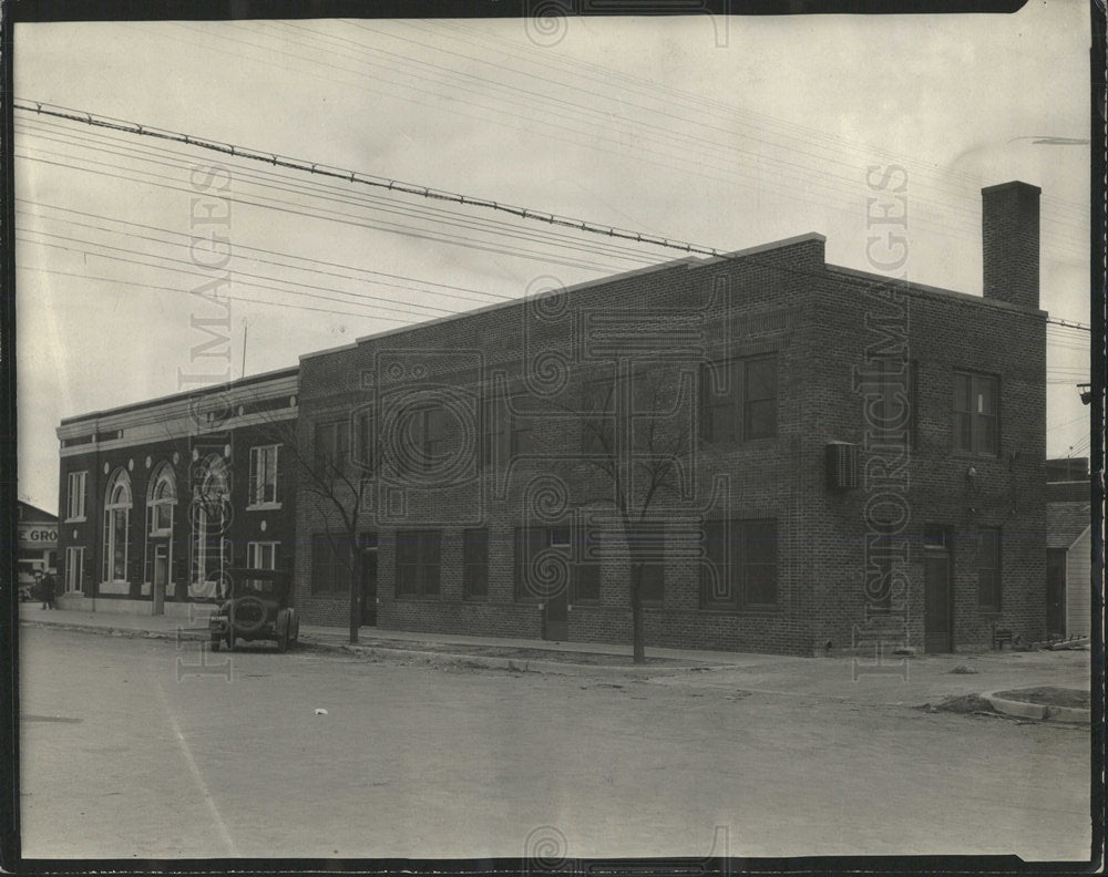 Press Photo Kansas Office bldg National Bank goodland - Historic Images