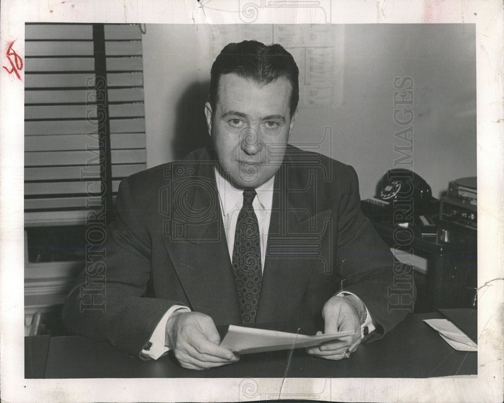 1952 Press Photo George Rock Mountain Empire OPS Boss - Historic Images