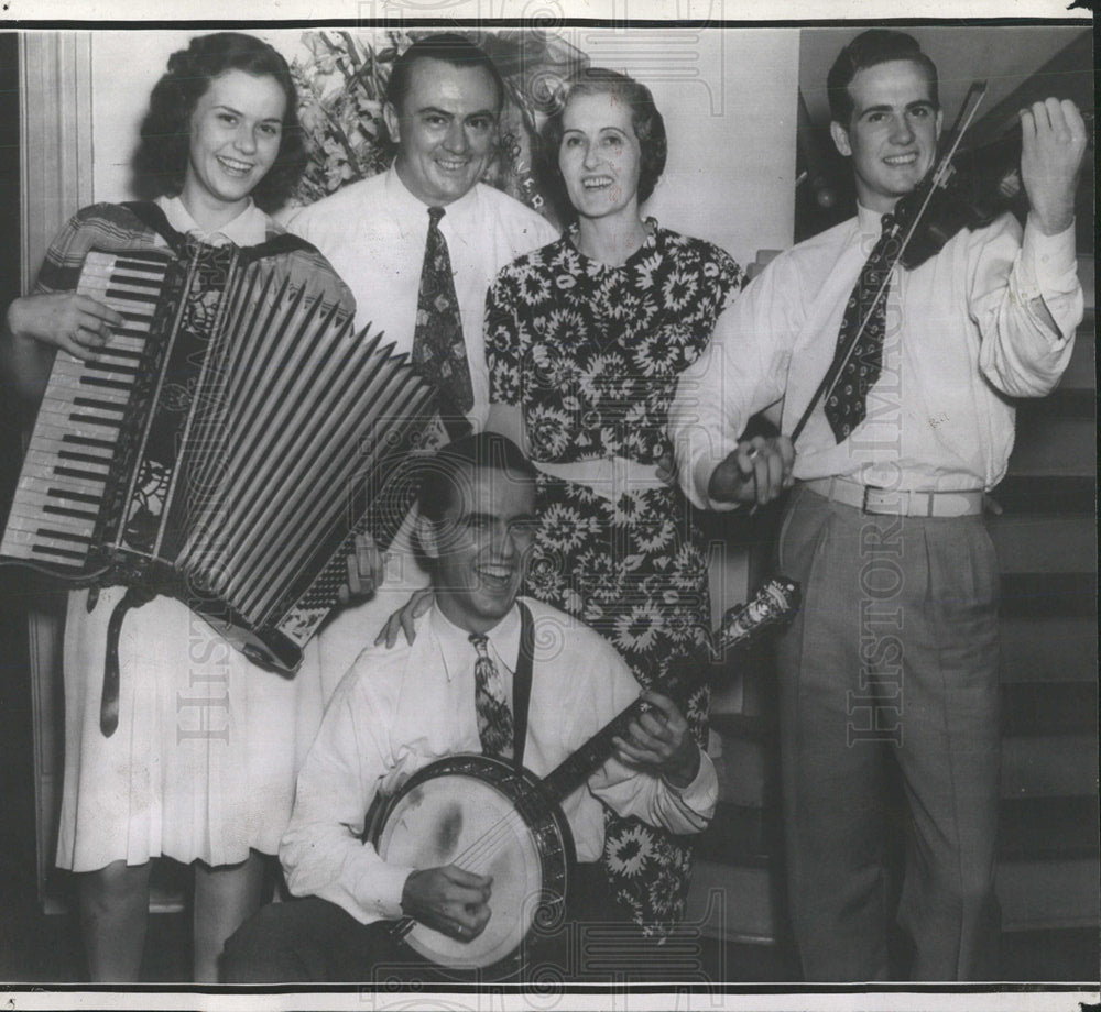 1938 Press Photo W. Lee O&#39;Daniel Family Texas Governor - Historic Images