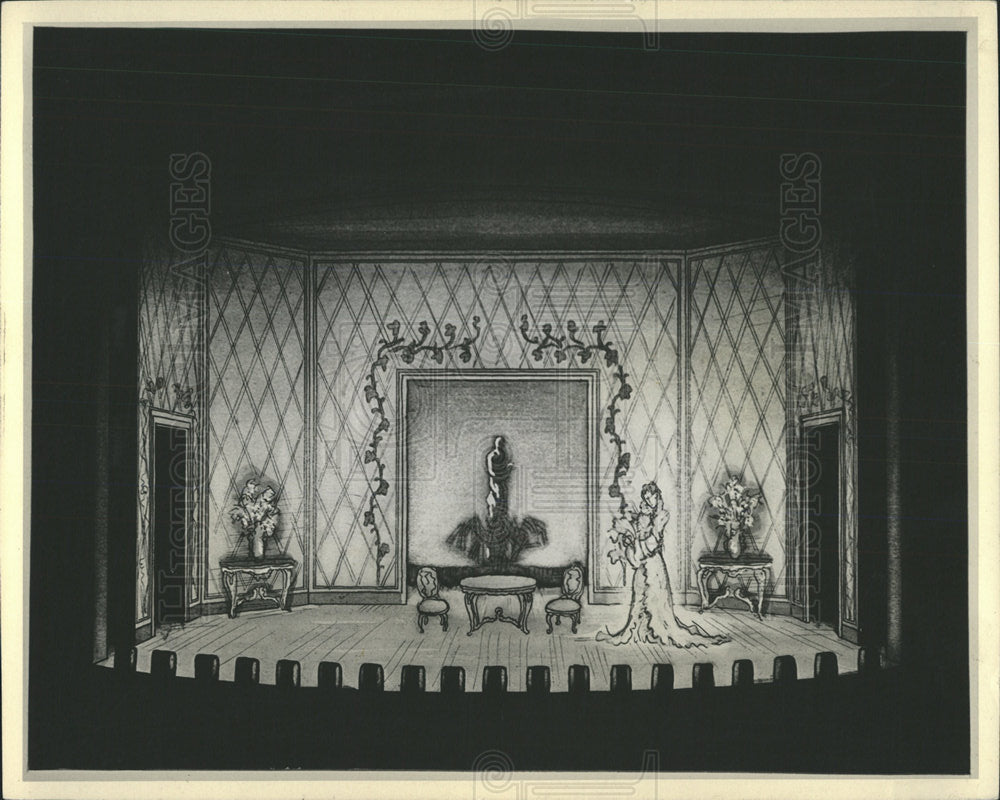 Press Photo Lady Central City Opera House Presented - Historic Images