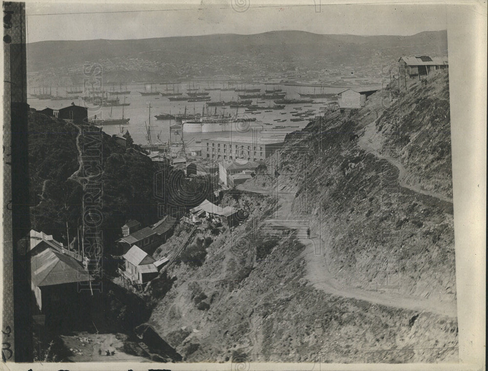 Press Photo Big Vagarious Building Trees - Historic Images