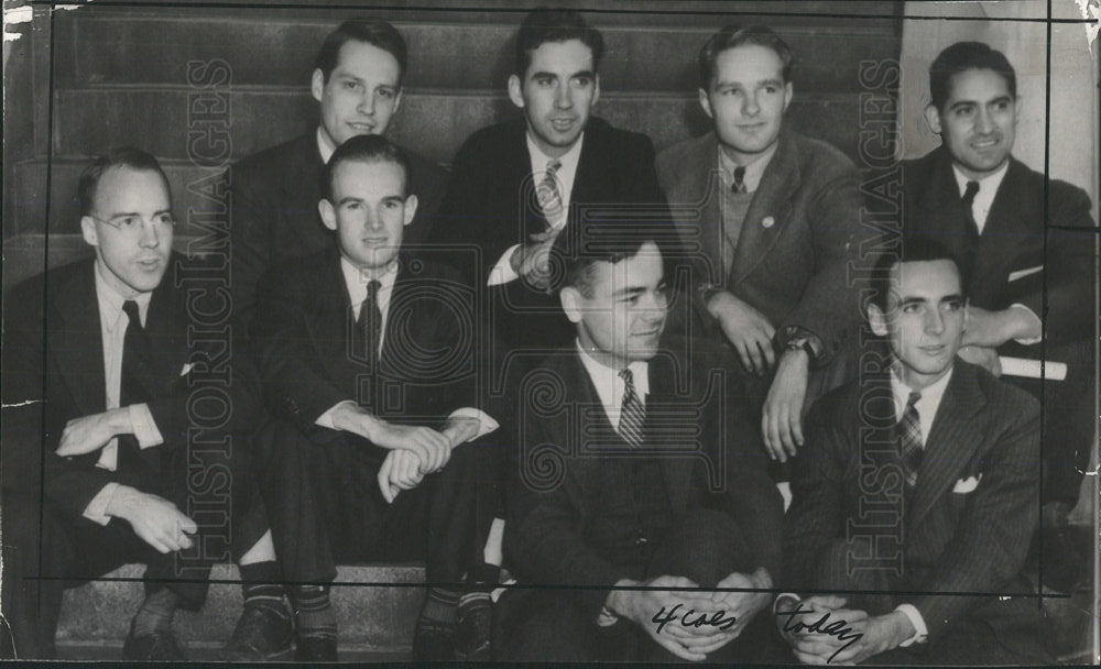 1940 Press Photo William Lovell Richard Wichlie Denver - Historic Images