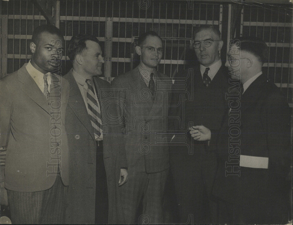 Press Photo Mattox Leslie Miller Ralph Bonar Fritz - Historic Images