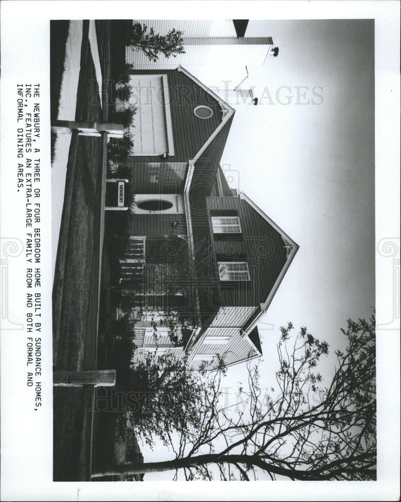 1984 Press Photo Spring Valley Carol Stream Homes - Historic Images