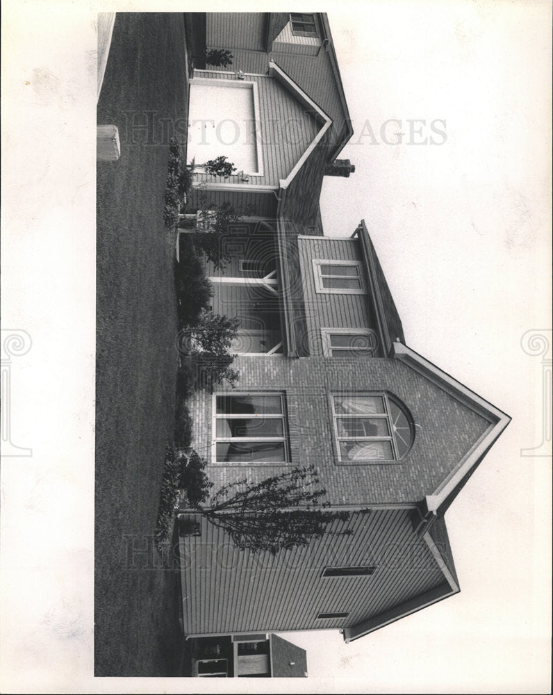 1989 Press Photo Carol Stream Project Home Design - Historic Images