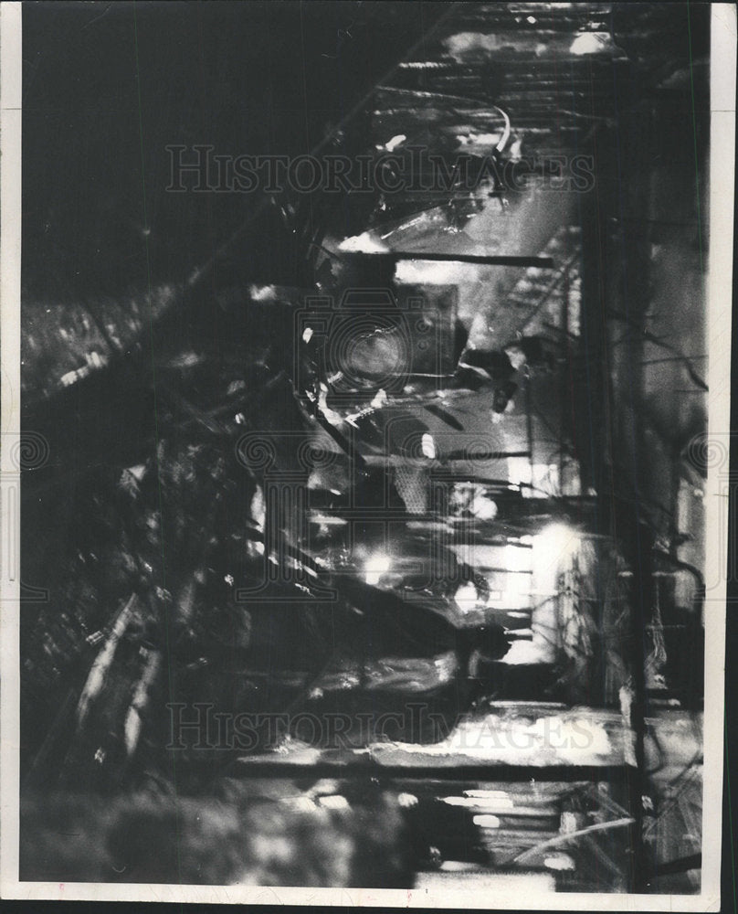 1968 Press Photo Carson Pirie Scott And Co. Bldg Fire - Historic Images
