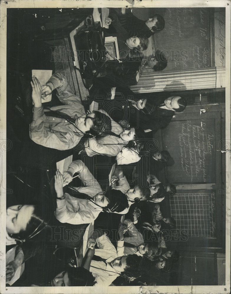 1938 Press Photo  Board Education Hearing Tests School - Historic Images